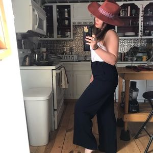 Wide Leg Work Pants